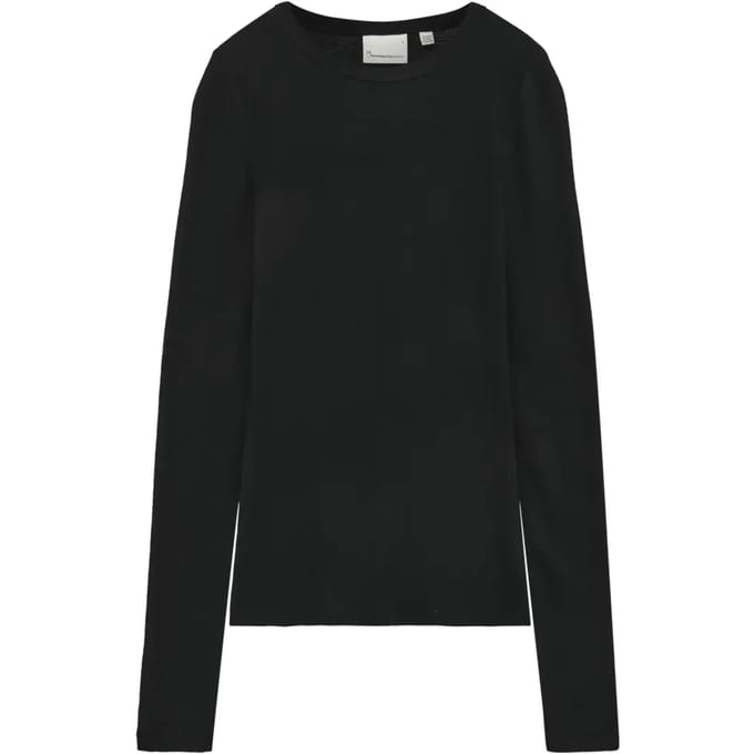 Merino Lange Mouwen T-shirt Dames KnowledgeCotton Apparel