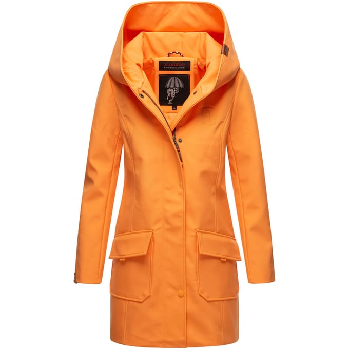 Marikoo dames softshelljas – Mayleen, waterafstotend met capuchon