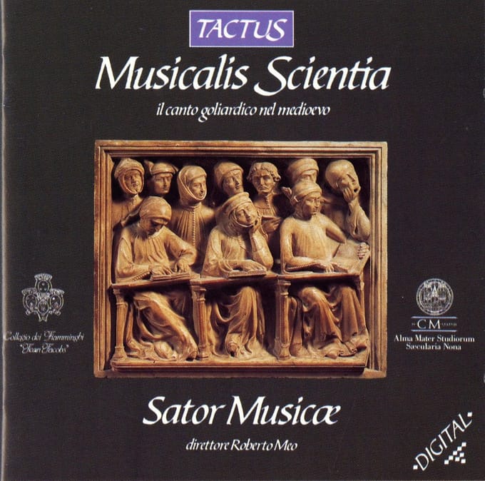 Ensemble Sator Musicae - Musicalis Scientia (Il Canto Goliardico Nel Medioevo) (CD)