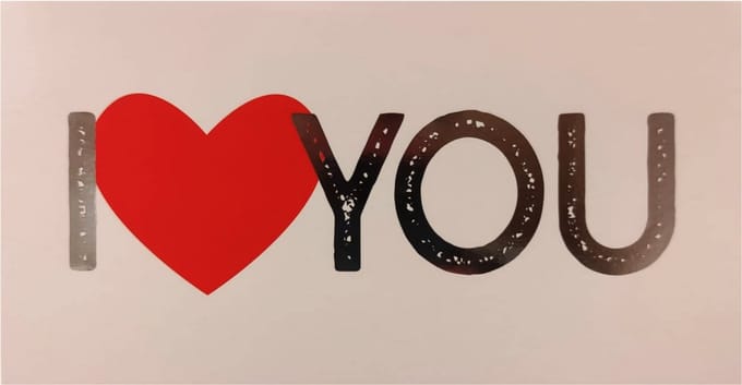 Kaart - Valentijn - I heart you - SVP36-A