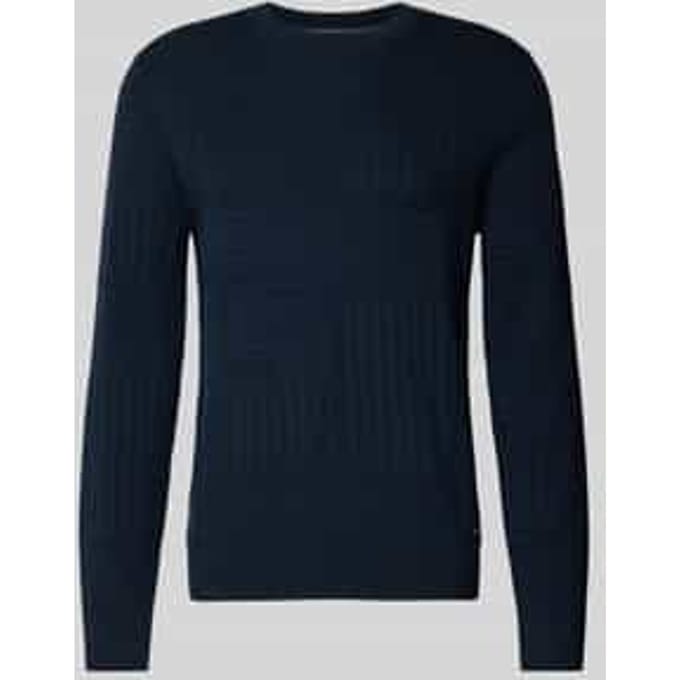 Gebreide pullover met geribde boorden Model 'Raikon'