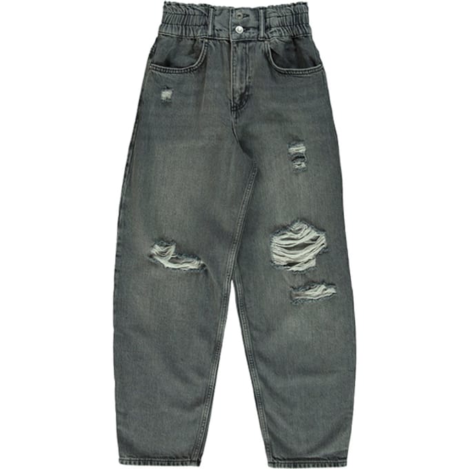 AllSaints Hailey Destroy Jean Washed Grey Taglia: W25 | Jeans straight fit Outlet | Donna | Grigio