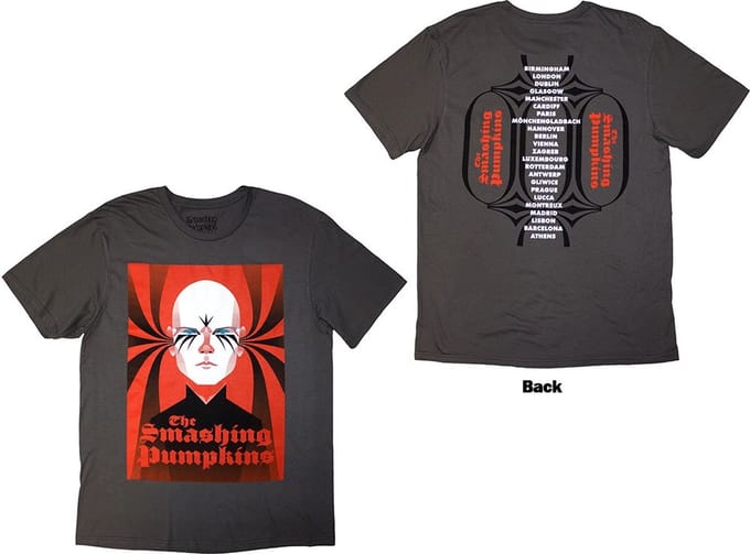 Smashing Pumpkins - Billy Heren T-shirt - S - Grijs