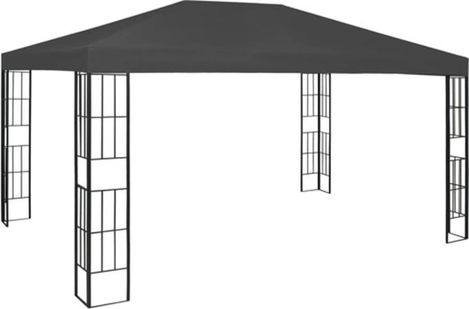 vidaXL - Prieel - 3x4 - m - antraciet