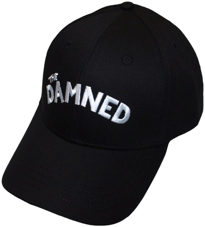The Damned - Arched Logo Baseball pet - Zwart