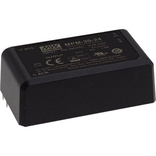 MEAN WELL MPM-30-12 AC/DC-printnetvoeding 12 V/DC 2.5 A
