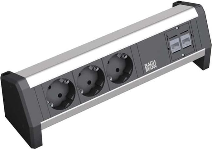 Desk Power Strip 3x stroom + 2x data zonder stroomkabel