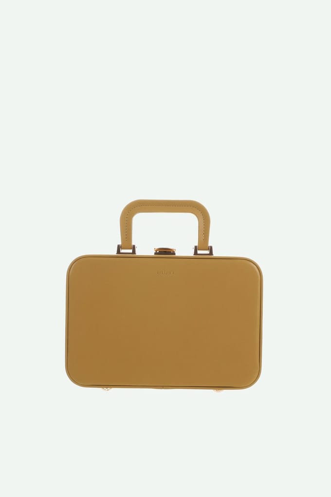 Sticky SIS - make-up tas - il sole - zongebruind goud