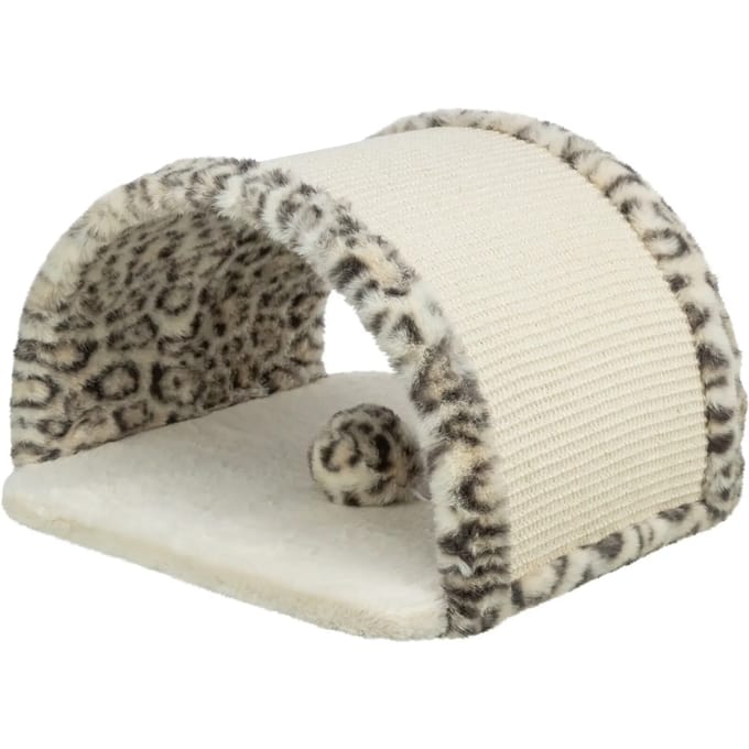 Trixie - krabbrug - Leo panterprint - Creme - 25CM
