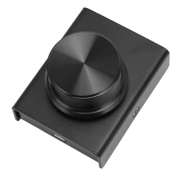 USB Volumeregeling Computervolumeknop Afstandsbedieningsknop voor Win 10 8 7 voor Vista black