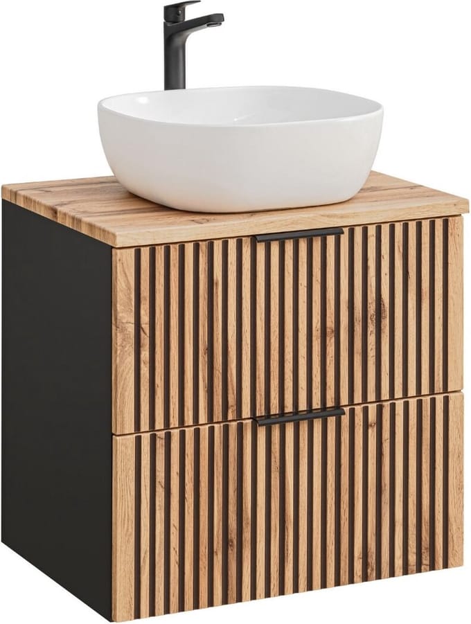 Sanifun badkamermeubel Wotan 600 opbouw Wit