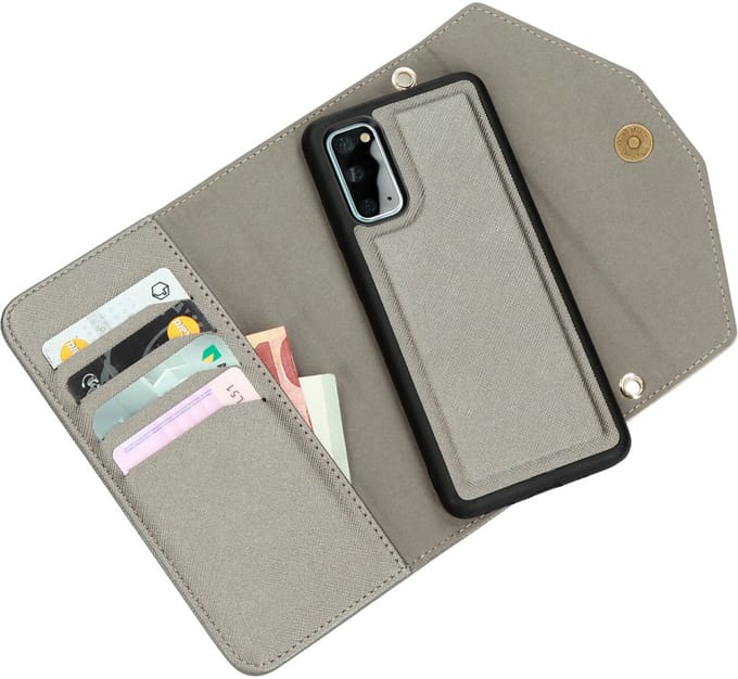 Casetastic Clutch Samsung Galaxy S20 - Goud/Silver