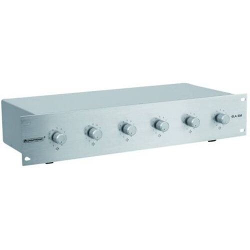Omnitronic 80711329 Rack PA-volumeregelaar Zilver, Aluminium