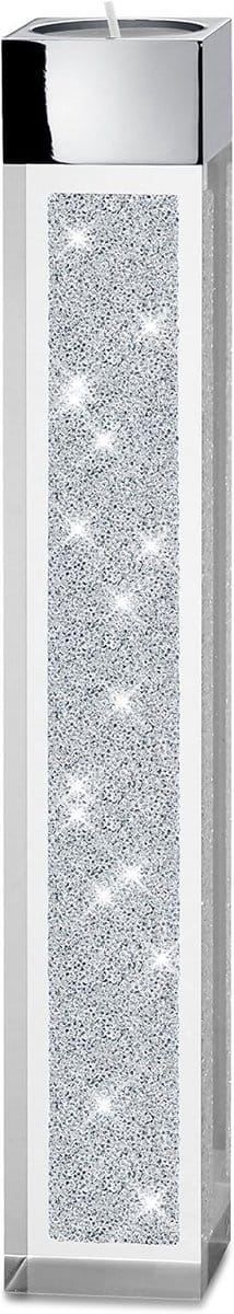 Luxe Kristallen Theelichthouder Pylon - Grote Decoratieve Tafelaccessoire