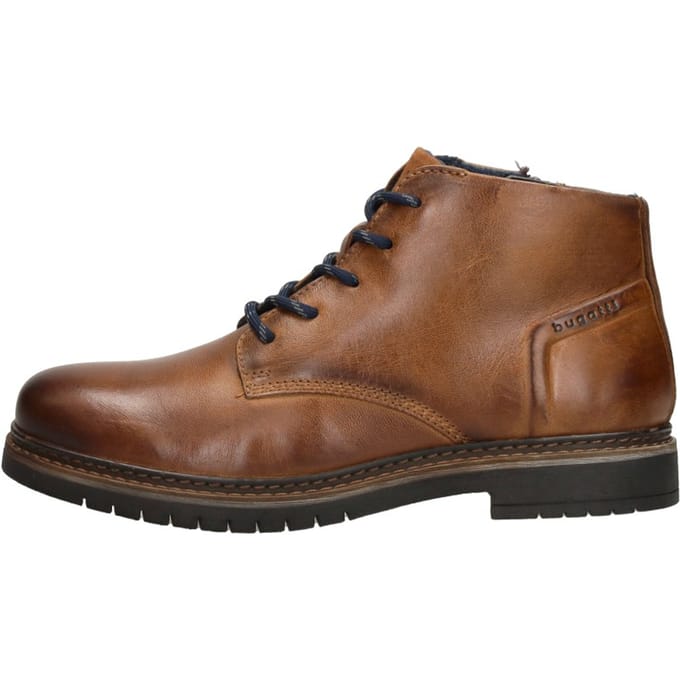 Bugatti Barton Comfort Veterschoenen Hoog - cognac - Maat 40