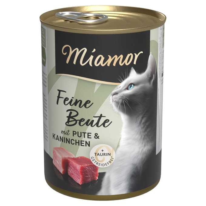 Miamor - Feine Beute blik 12x400g - Kalkoen & konijn