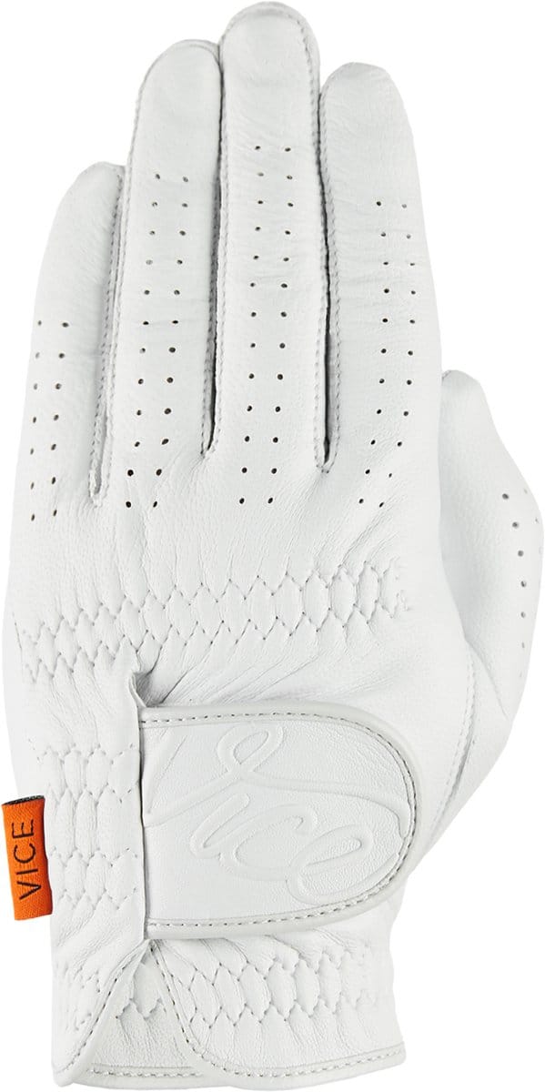 Vice Golf Pure Cadet Golfhandschoen – Linkerhand – Maat ML – Wit – Premium Lamsleer – Optimale Grip & Comfort