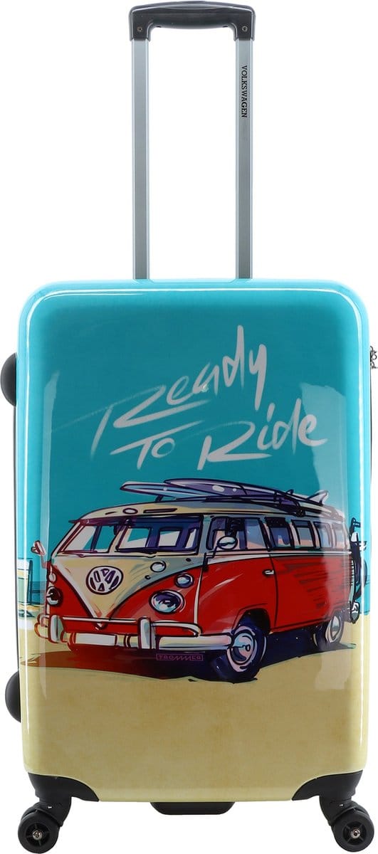 Volkswagen Ready to Ride Harde Reiskoffer M 67 cm - Bedrukt / Medium