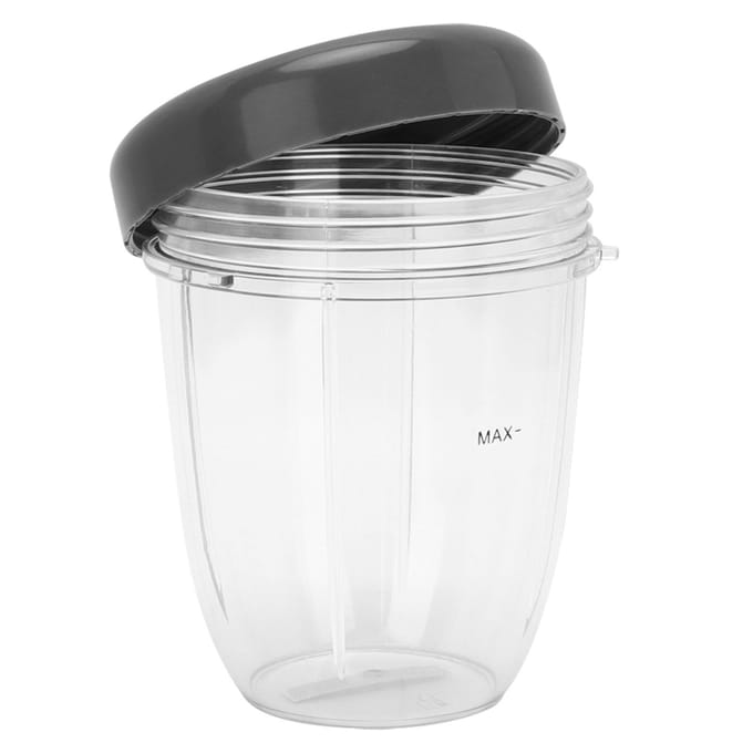 Blenderonderdelenset met deksel voor de Nutri Bullet 900W blender (18oz) gray