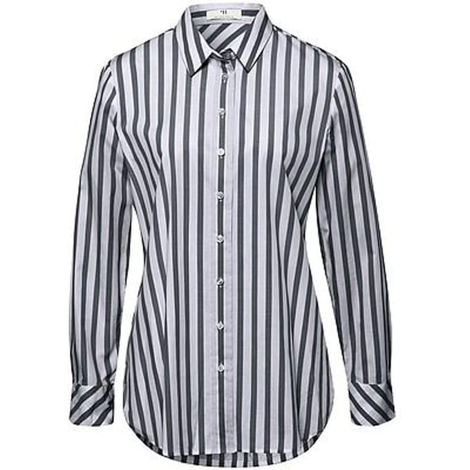 Blouse 100% katoen Van Peter Hahn wit