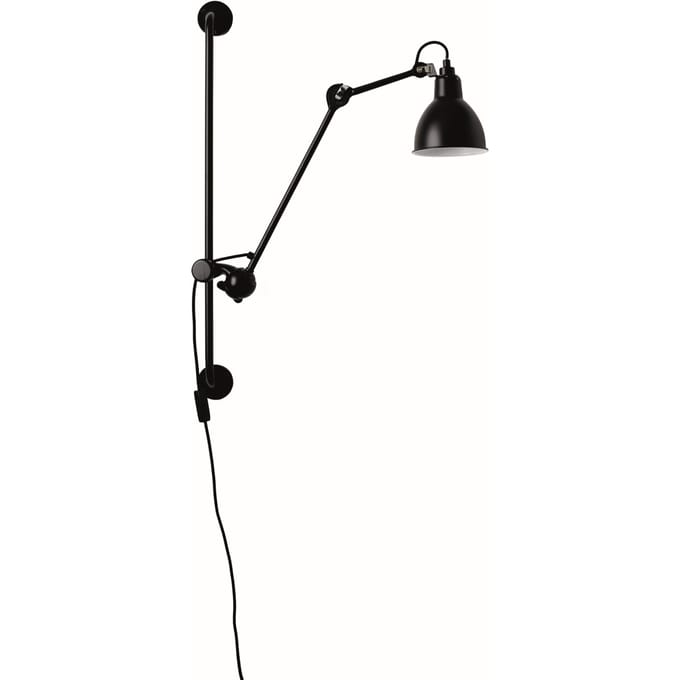 DCWéditions - LAMPE GRAS N°210 wandlamp - zwart - rond
