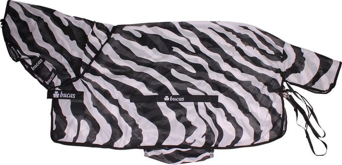 Bucas Vliegendeken Bucas Buzz Off Zebra With Neck Zebra