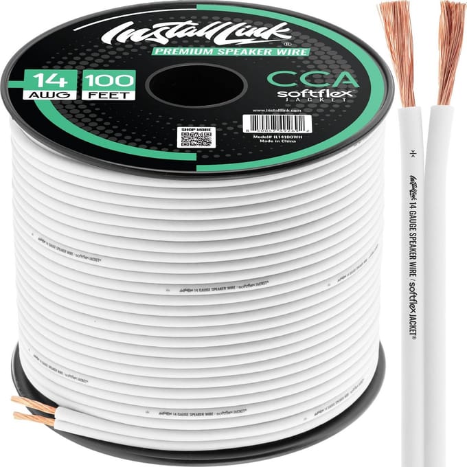 RCA Audiokabel voor Auto en Huis - 14 Gauge - 30,5 Meter CCA