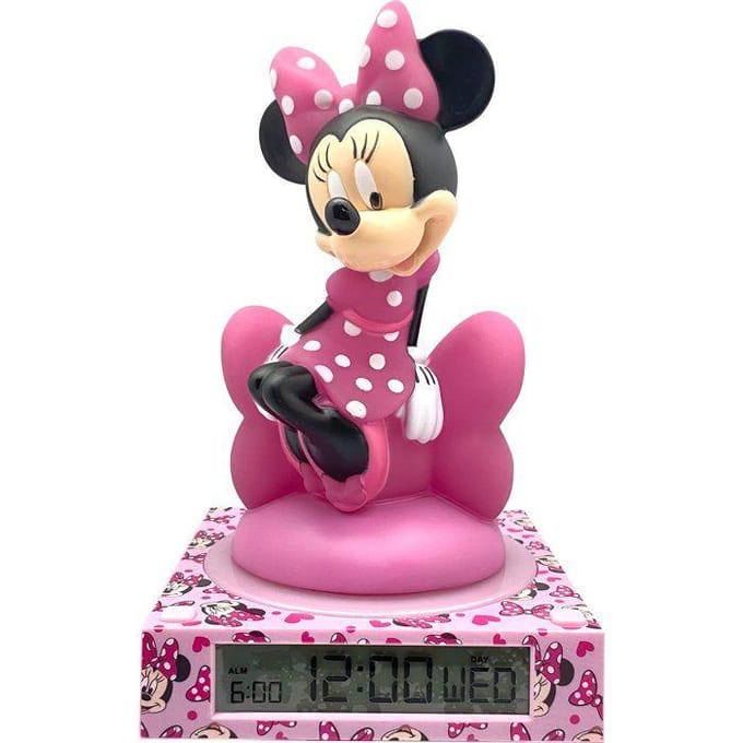Reveil figurine 3D lumineuse - KIDS LICENSING - Minnie - Des 3 ans