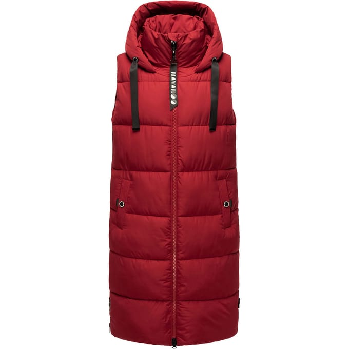 Navahoo dames lange bodywarmer Schnuffelchen – Warm & Stijlvol met Capuchon