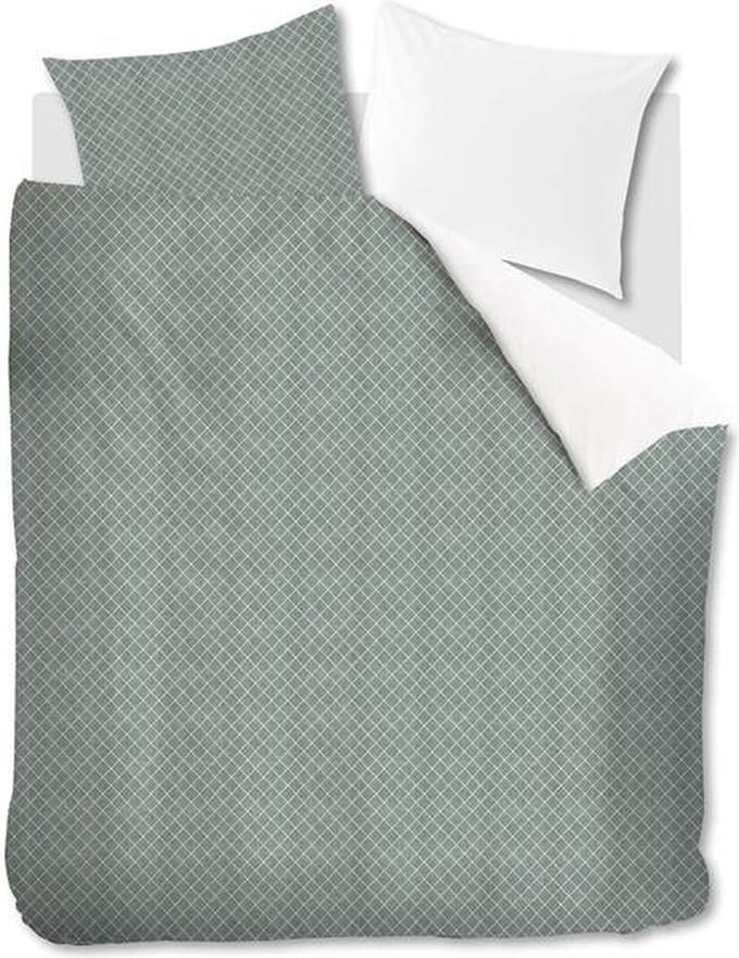 Snoozing Puck Dekbedovertrek - Extra breed - 260x200/220 cm - Green