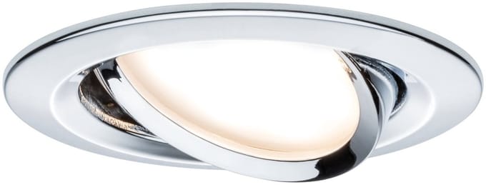 Paulmann Inbouwspot Led Coin Slim Kantelbaar Chroom 6,8w