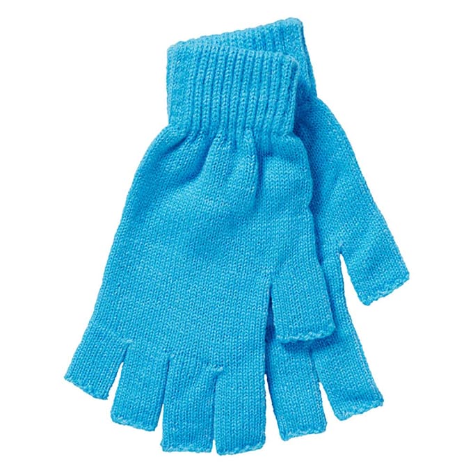 Vingerloze handschoenen - handschoenen carnaval - Turquoise / One size