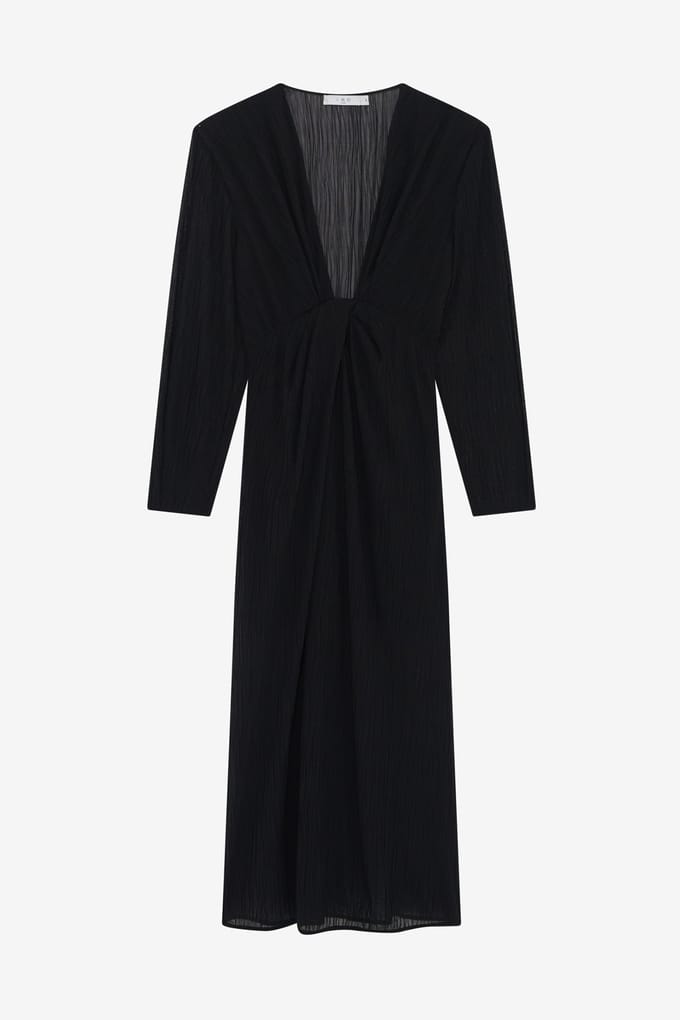 IRO Paris Alofi Dress Black Größe: 34 | Midikleider Outlet | Damen | Schwarz