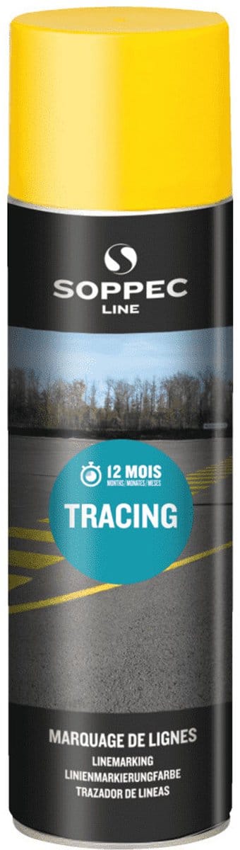 Soppec Tracing markeerverf, geel, 500 ml