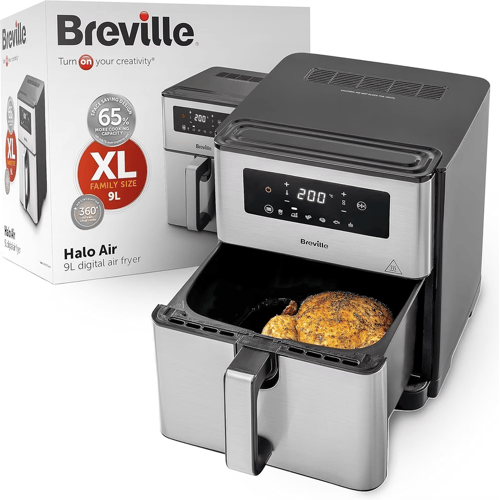 Breville VDF131X - Friteuse - 1700 W - Grijs