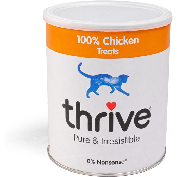 170g Gevriesdroogde Kip Maxi Tube Thrive! Kattensnacks