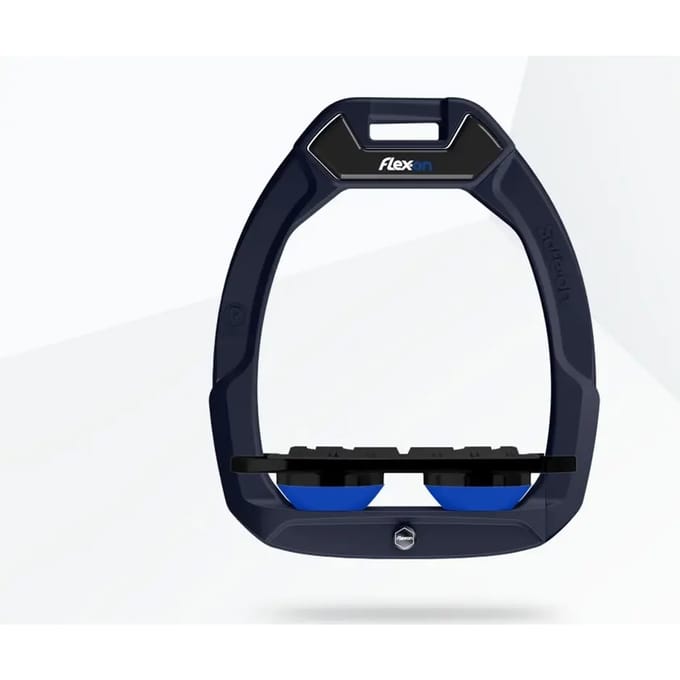 Veiligheidsefterstraps Plat Grip Blauw/Zwart/Blauw Flex-On Safe-On