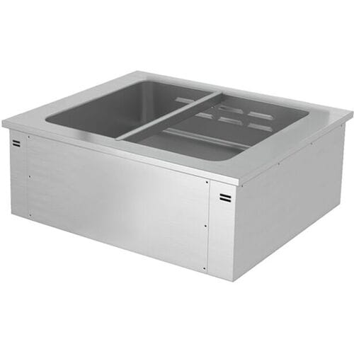 GGM Gastro Inbouw bain-marie (drop-in) - 800mm - 1,46 kW - 2x GN 1/1