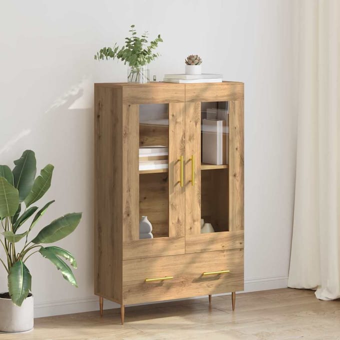 vidaXL Highboard Artisan Eiken 69,5 x 31 x 115 cm