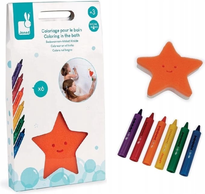 JANOD badspeelgoed Kleuren in bad 3 jr+