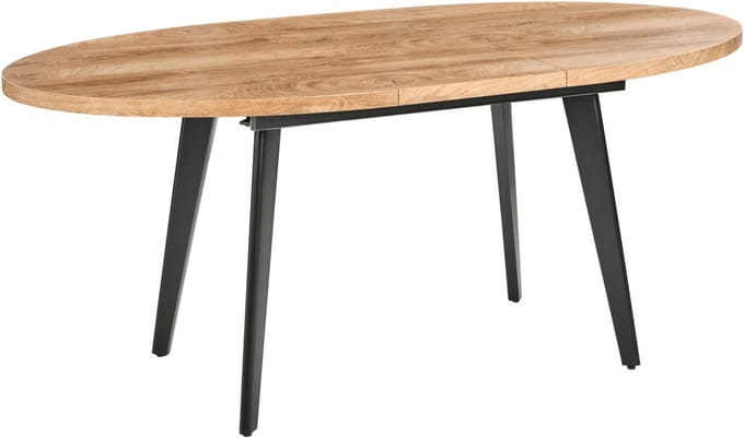 DUTTON - Uitschuifbare eettafel - Bruin - MDF