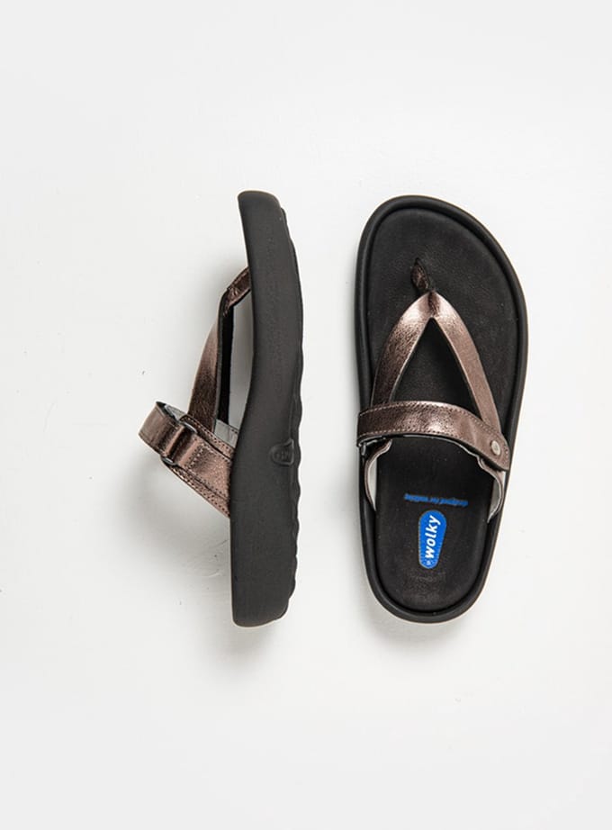 Wolky Dames Slippers 00821 Peace Bruin