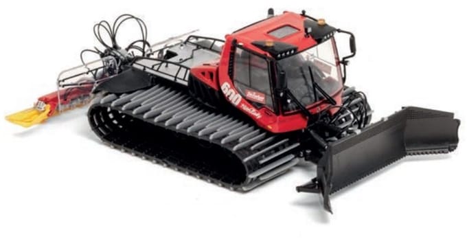 Jägerndorfer - 4807 Pistenbully 600 Skiwelt - Rood Miniatuur Model - 1:43 - Kerstdorp
