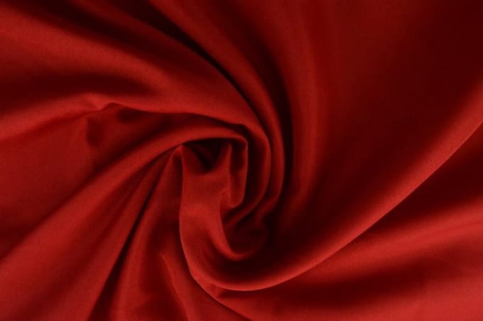 Brandvertragende stof - 300cm breed - Rood - 12 meter