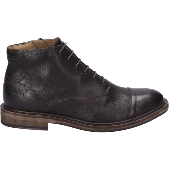 Josef Seibel - BRADLEY 02 - Vrije tijd half-hoogHeren veterschoenHeren sneakers - Kleur: Bruin - Maat: 41