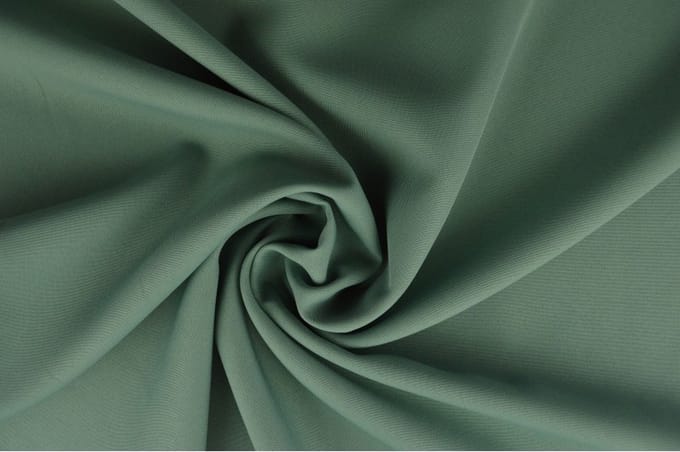 50 meter texture stof - Oud groen - 100% polyester