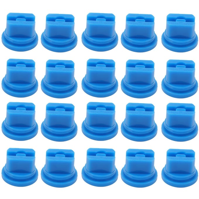 20 Stuks Platte Waaiersproeikop Uniforme Sproeiverdeling 110 Graden Landbouwsproeier Verstuivend blue