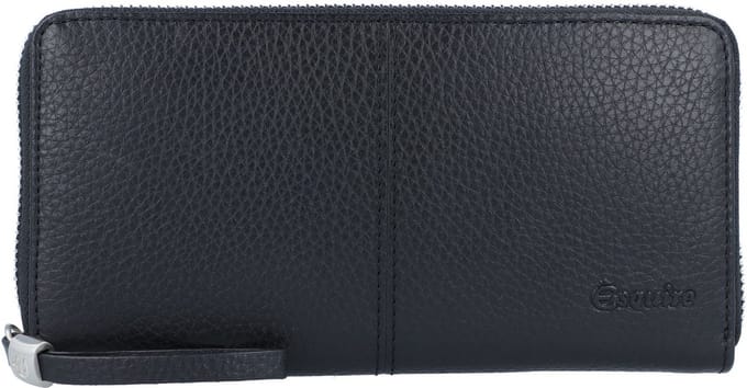 Esquire Verona Portemonnee RFID Leer 19 cm - Dames - Horizontaal - schwarz