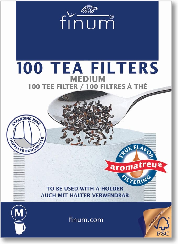 Pit&Pit - Thee filterzakjes - Large L - Voor 4 à 6 kopjes - Papieren theezakjes