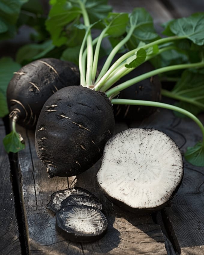 2 sets - Rammenas Zaden Raphanus Sativus Rond Zwarte Organic Eenjarig